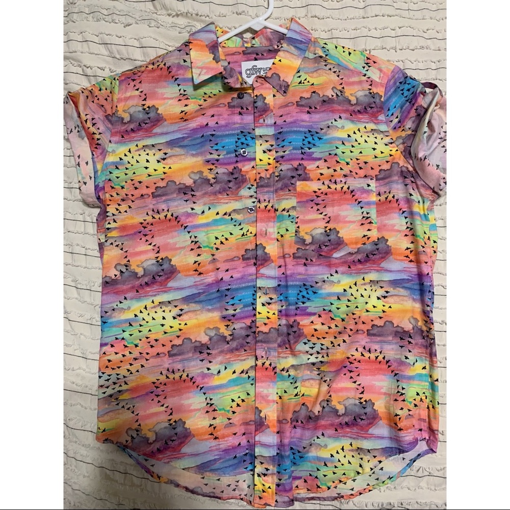 Gender Free World button up